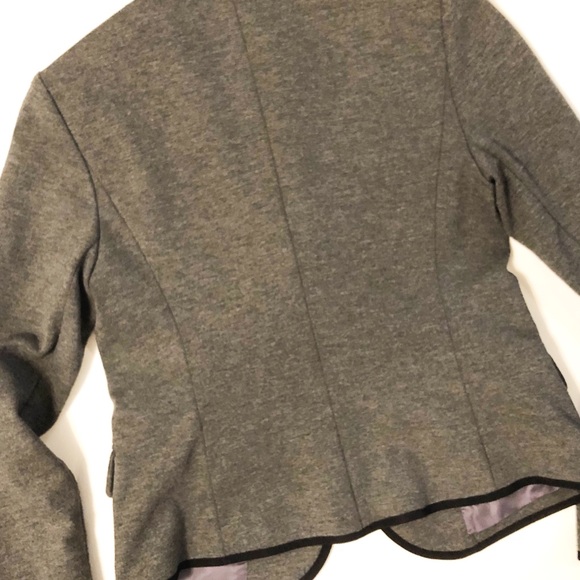 Gray Blazer with Black trim by GAP - Picture 4 of 11
